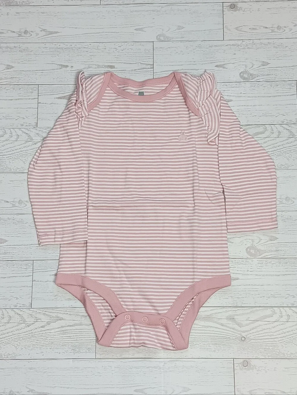 Baby Gap Girl's First Favorites 3-Pack Organic Cotton Bodysuit Sz 3-6 M, 12-18 M
